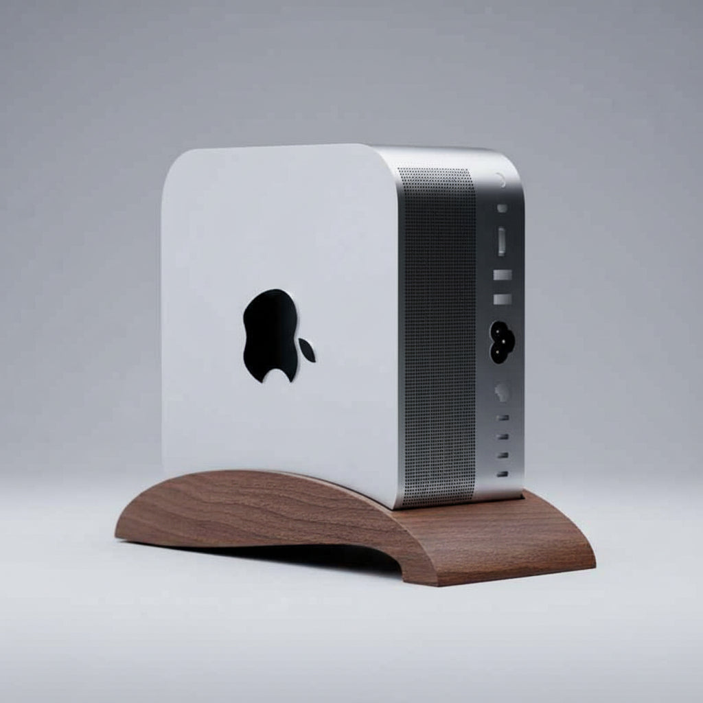 Wooden Vertical Stand for Apple Mac Studio