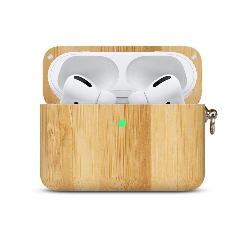 Bamboo AirPods Pro Case with Keychain AirPod Case Cover