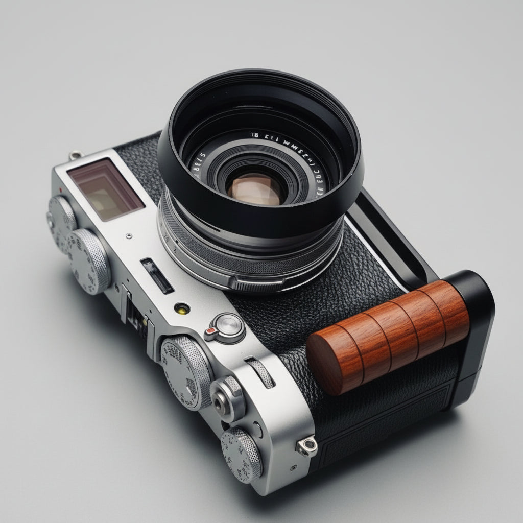 Fuji X-100V X100V Grip Wood for Ergonomic Comfort & Style 📷