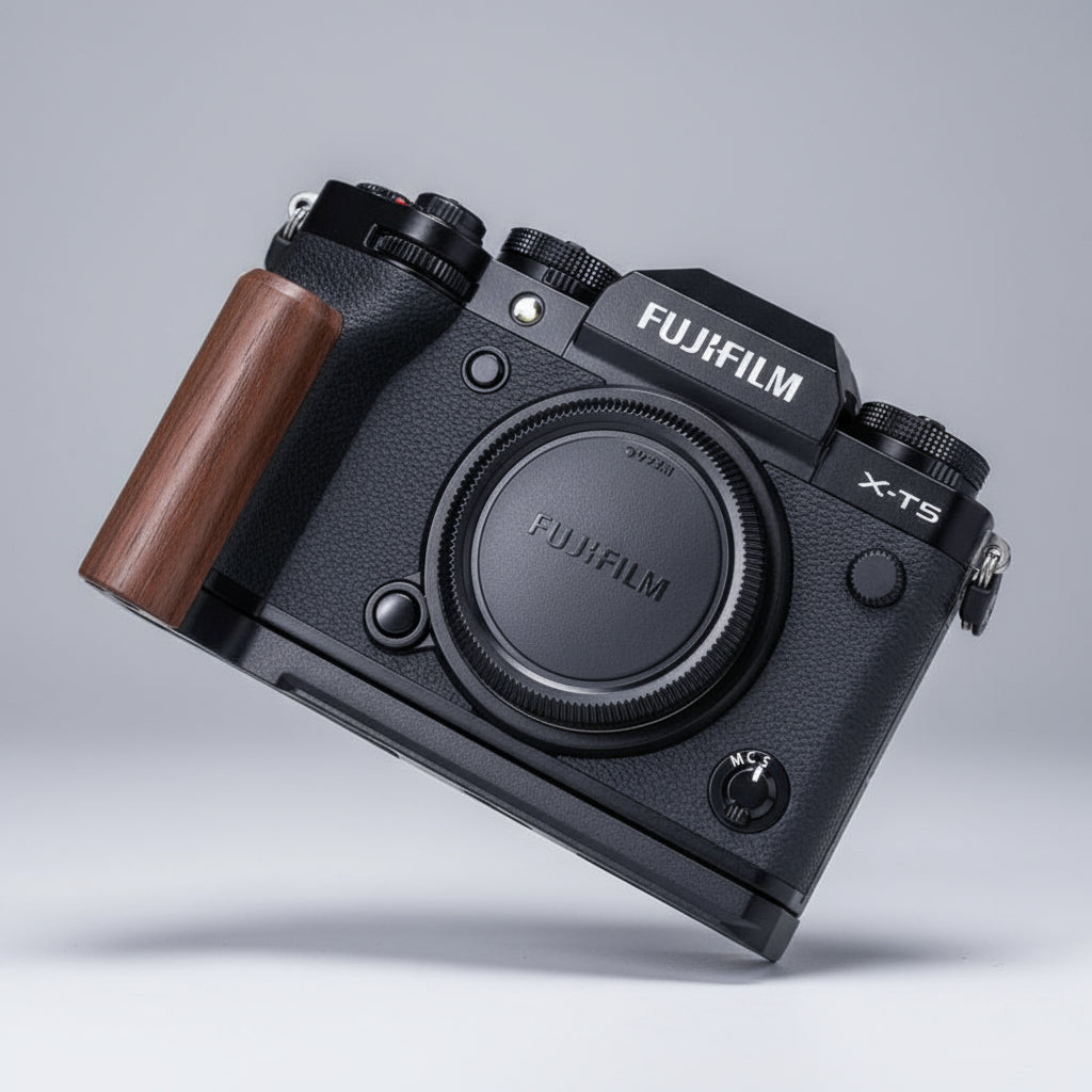 Handcrafted Wood Fuji XT5 Grip 📷 iWoodStore.com 🔥