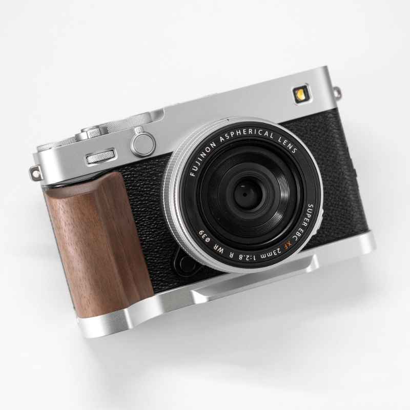 Wooden Fuji XE5 Handgrip – L-Shape Arca by iWoodStore