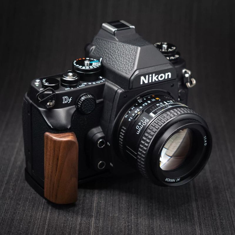 Nikon Df Handgrip - Luxurious Wooden Grip YW Edition