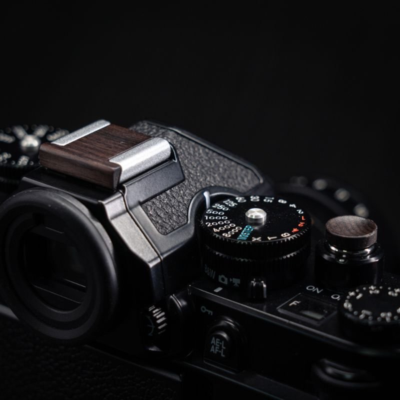 Nikon DF Wooden Hot Shoe Cover Set - Premium Real Wood