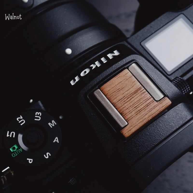 Nikon Z5 Z6 Z50 Wood Hot Shoe Cover - Handcrafted Protection