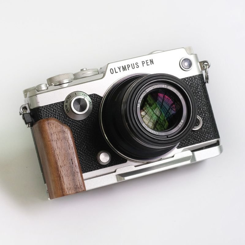 Handmade Olympus PEN-F Grip from Solid Wood 🌲📷
