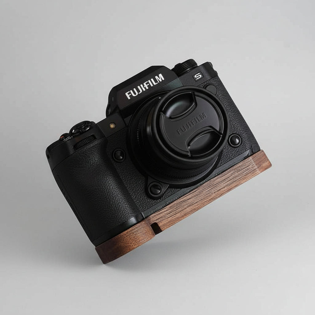 ソリッドウッド Fuji XH2 XH2S グリップベースプレート