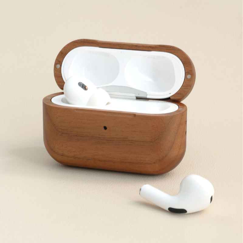 Wooden AirPods Pro 3 Case – Handmade Natural Protection