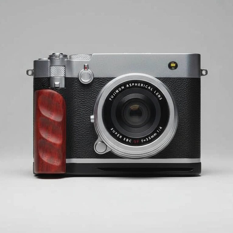 Wooden Grip for Fuji GFX100RF - KC Design Camera Accessory