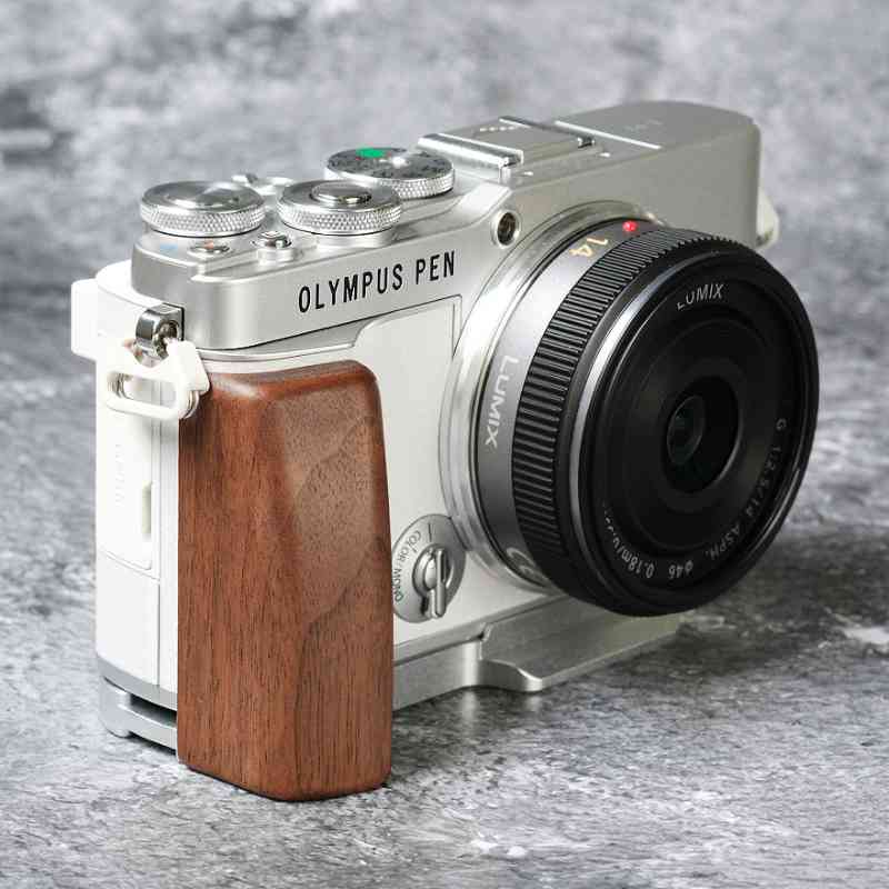 Wooden Olympus PEN EP7 Grip MS Design