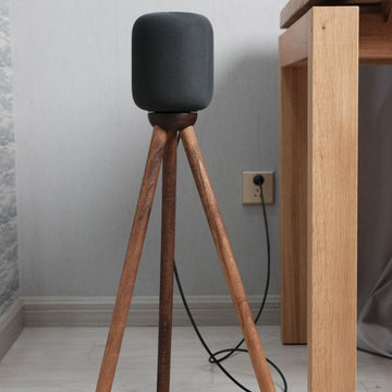 Wooden Apple HomePod Stand