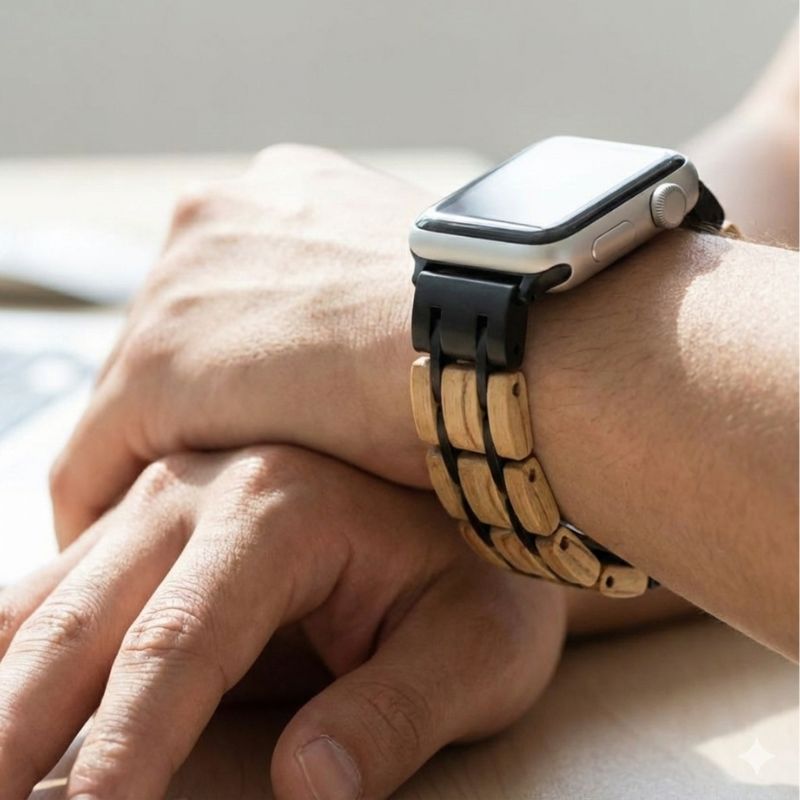 Is Your Apple Watch "Suffocating" Your Wrist? 5 Reasons to Switch to a Wooden Band
