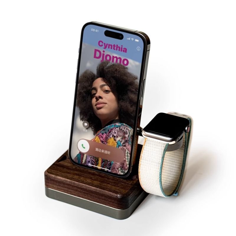 Magsafe Charging Station Iphone And Apple Watch Elegant 2-in-1