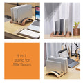 3 in 1 Vertical MacBook Docking Station - iWoodStore