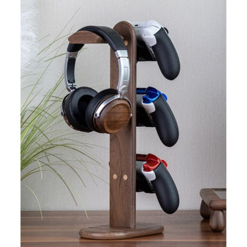 Universal 3 Tier Controller Stand Wood