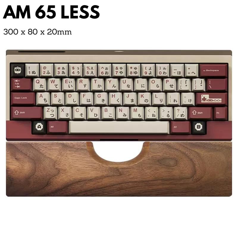 AM 65 LESS Mechanical Keyboard Wrist Rest Support Palm Rest Wood iWOODsTORE