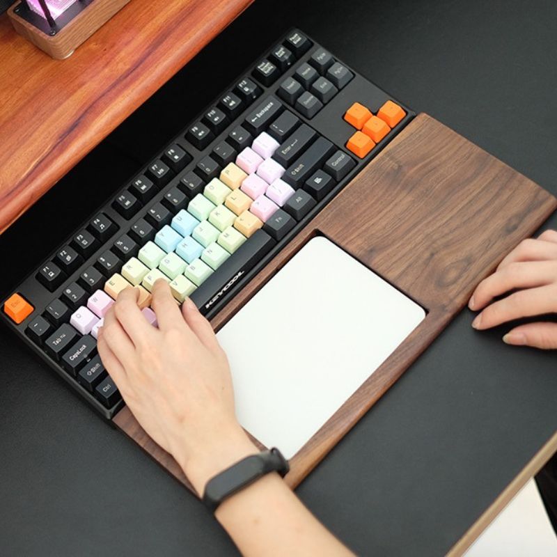 Apple Magic TrackPad Tray for Mechanical Keyboard Palm Rest Support