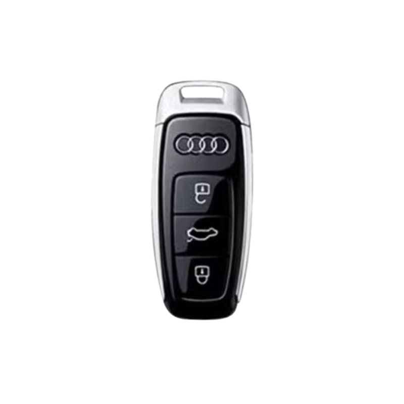 Audi Ebony Wood Key Case | Premium Fob Cover for A6, Q5, Q7, Q6 e-tron iwoodstore