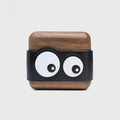 Big-Eye Minion Handmade Leather Wood AirPods Pro Case iWoodStore