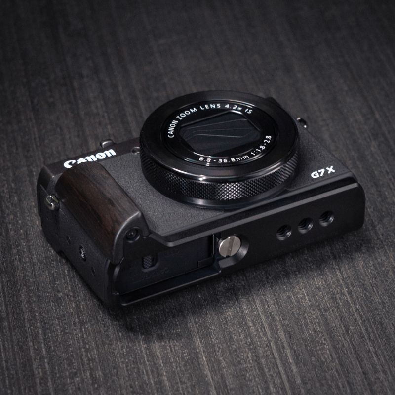 Canon G7X Mark III grip YW wood iwoodstore