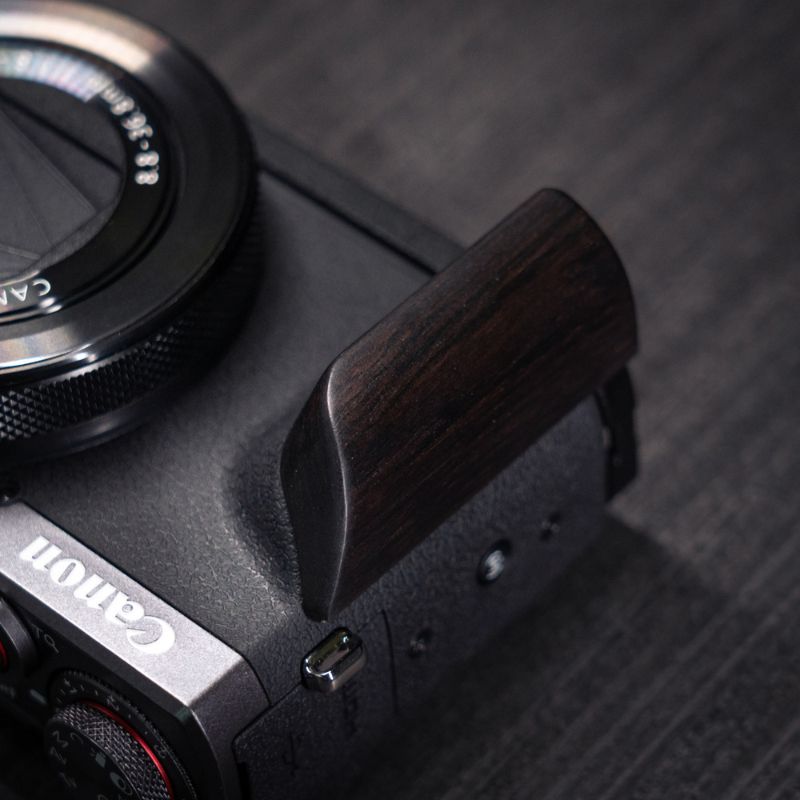 Canon G7X Mark III grip YW wood iwoodstore