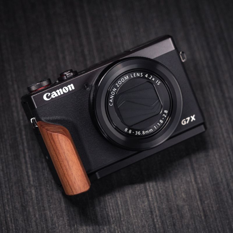 Canon G7X Mark III grip YW wood iwoodstore