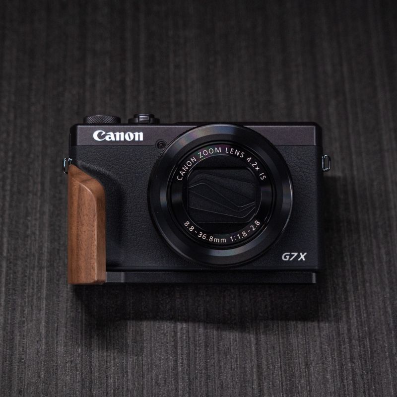 Canon G7X Mark III grip YW wood iwoodstore