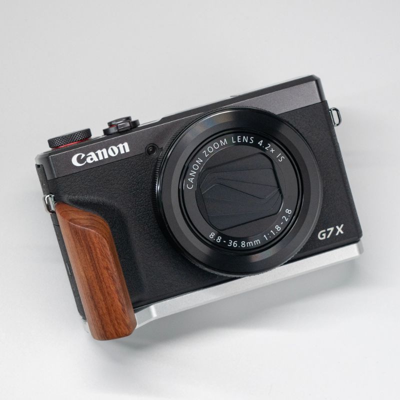 Wooden Grip for Canon G7X Mark III | Premium Camera Hand Grip