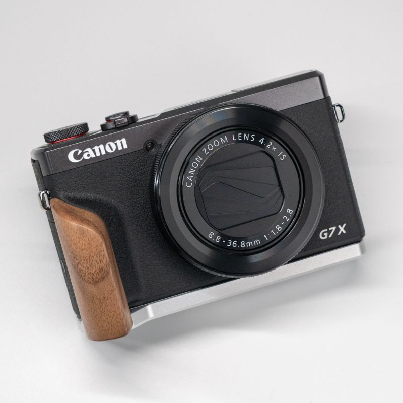 Canon G7X Mark III grip YW wood iwoodstore