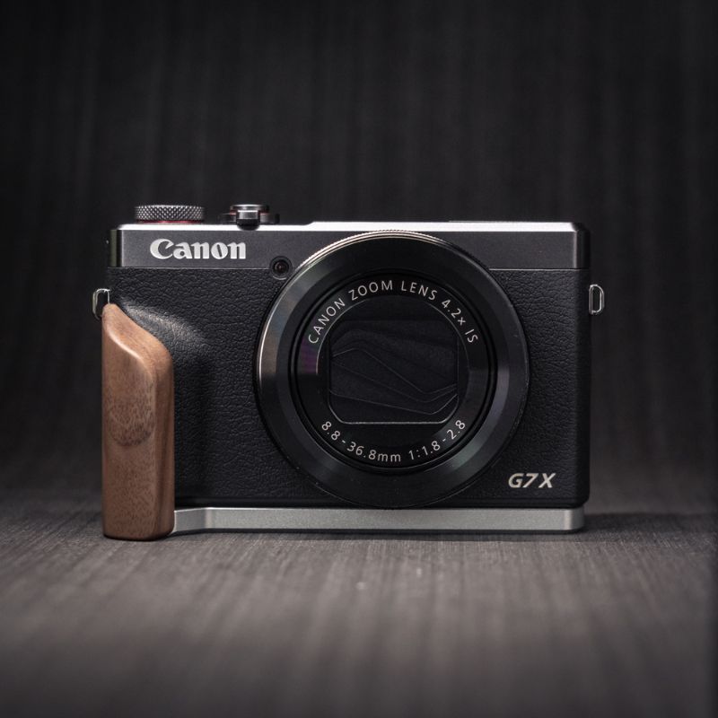 Wooden Grip for Canon G7X Mark III | Premium Camera Hand Grip