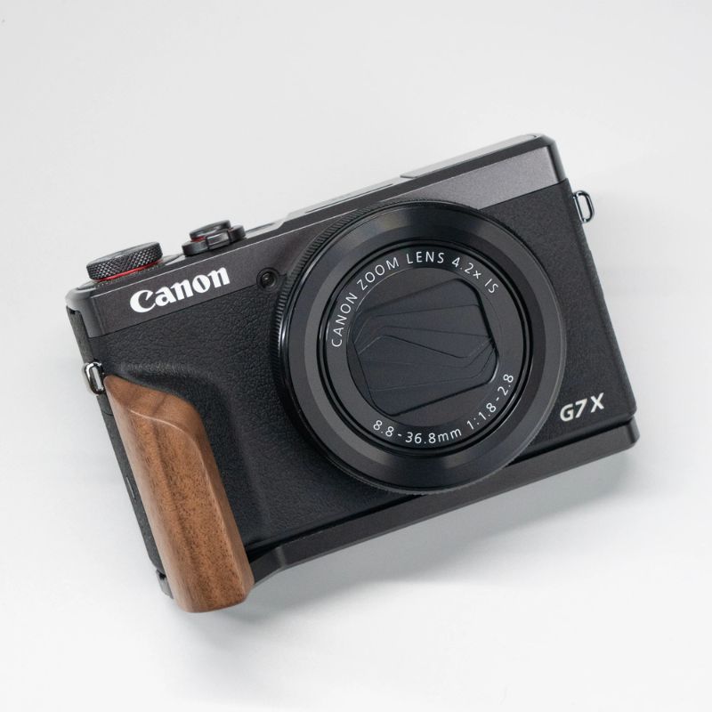 Canon G7X Mark III grip YW wood iwoodstore