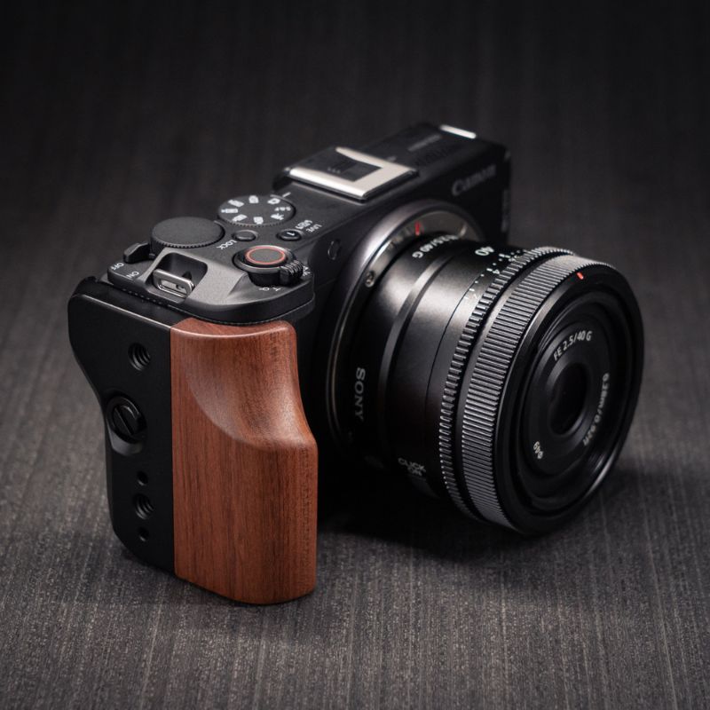 Canon R50V Solid Wood Side Hand Grip iwoodstore