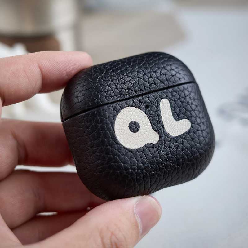 Custom Personalized AirPods Pro3 Case Leather Cover iwoodstore