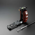 Ergonomic Wood Grip for Mamiya RZ/RB, Hasselblad 203/205 & Contax 645 (Arca-Swiss L-Plate)