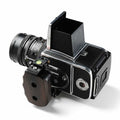 Ergonomic Wood Grip for Mamiya RZ/RB, Hasselblad 203/205 & Contax 645 (Arca-Swiss L-Plate)