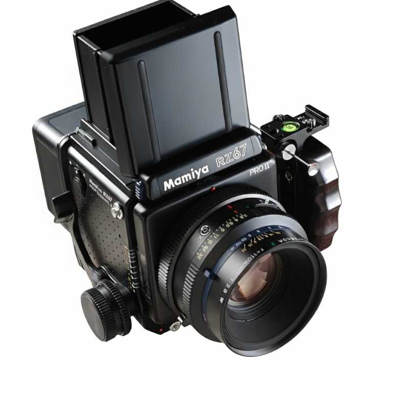 Ergonomic Wood Grip for Mamiya RZ/RB, Hasselblad 203/205 & Contax 645 (Arca-Swiss L-Plate)