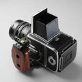 Ergonomic Wood Grip for Mamiya RZ/RB, Hasselblad 203/205 & Contax 645 (Arca-Swiss L-Plate)