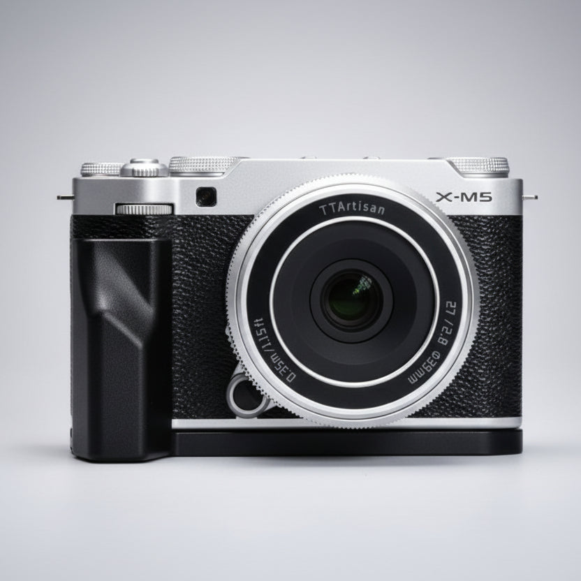 Extended Fuji XM5 X-M5 Grip Large Hand MS Design