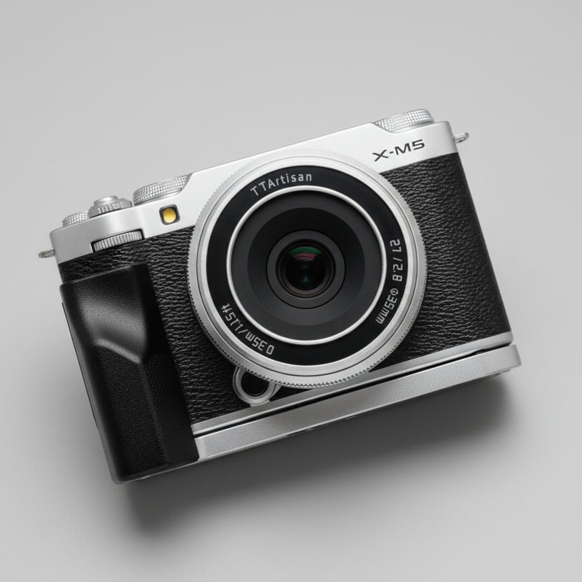 Extended Fuji XM5 X-M5 Grip Large Hand MS Design