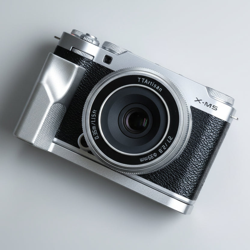 Extended Fuji XM5 X-M5 Grip Large Hand MS Design