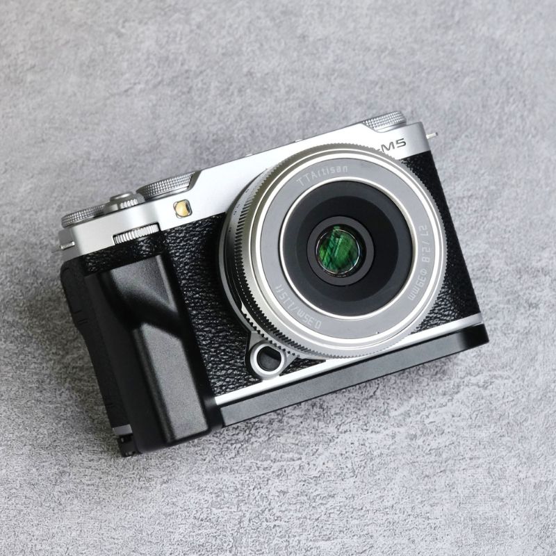 Extended Fuji XM5 X-M5 Grip Large Hand MS Design