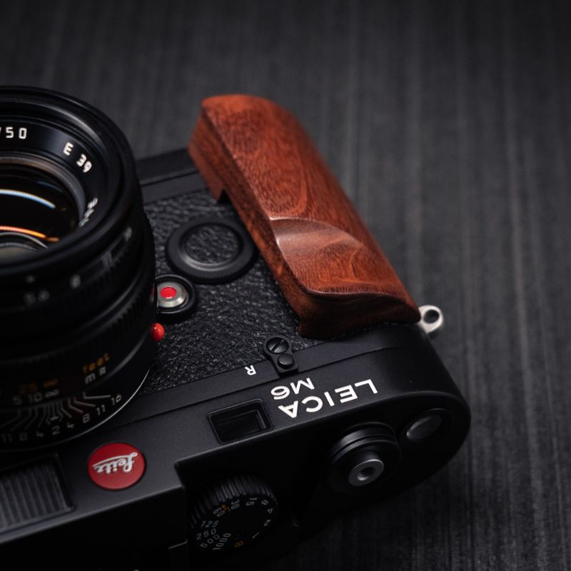 Film Camera Universal Leica M grip wooden handle for leica m1 m2 m3 m6 m7 mp handgrip real wood brown walnut dark ebony rosewood iwoodstore