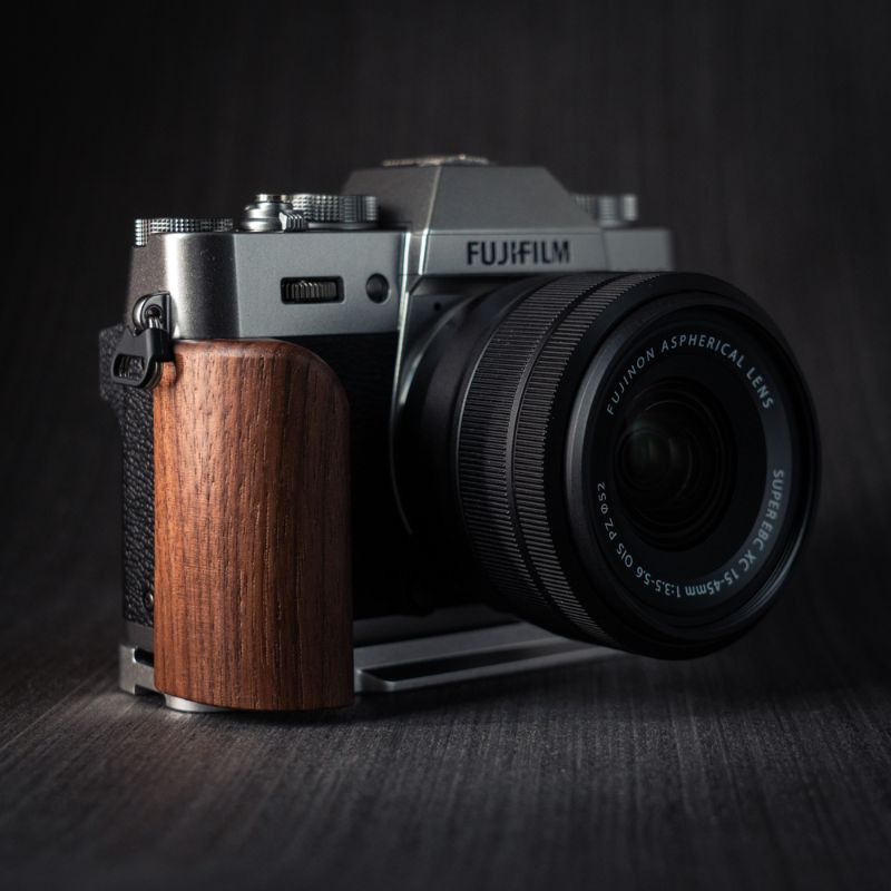 Fuji XT30II Grip X-T30 XT20 YW Design XT30 Second Generation Handgrip Handle Fujifilm Dark Ebony Brown Walnut Rosewood iwoodstore