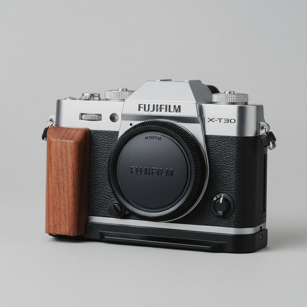 Fujifilm X-T30 III (Gen 3) Wooden Grip | Ergonomic L-Grip
