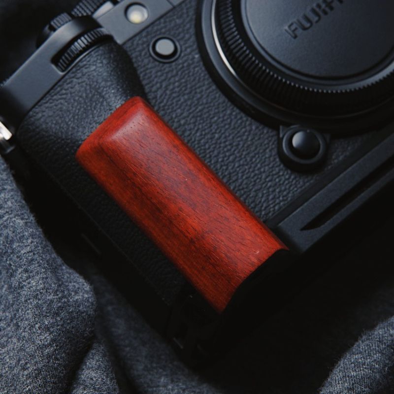 Fujifilm XT5 Grip Wood walnut ebony red sandalwood xt5 handle handgrip
