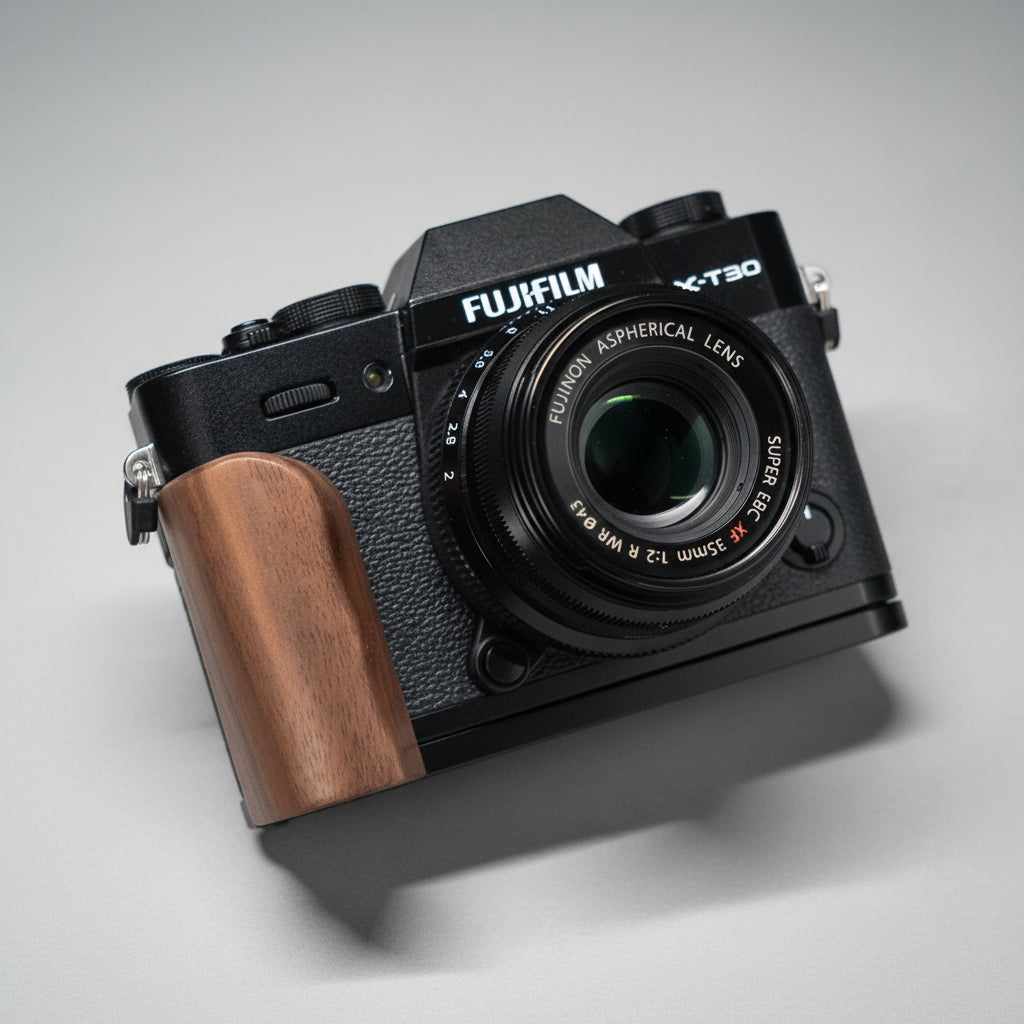 Fujifilm X-T30III (Mark 3) Wooden Grip | Ergonomic L-Grip
