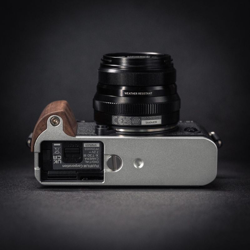 Fujifilm X-T30III (Mark 3) Wooden Grip | Ergonomic L-Grip