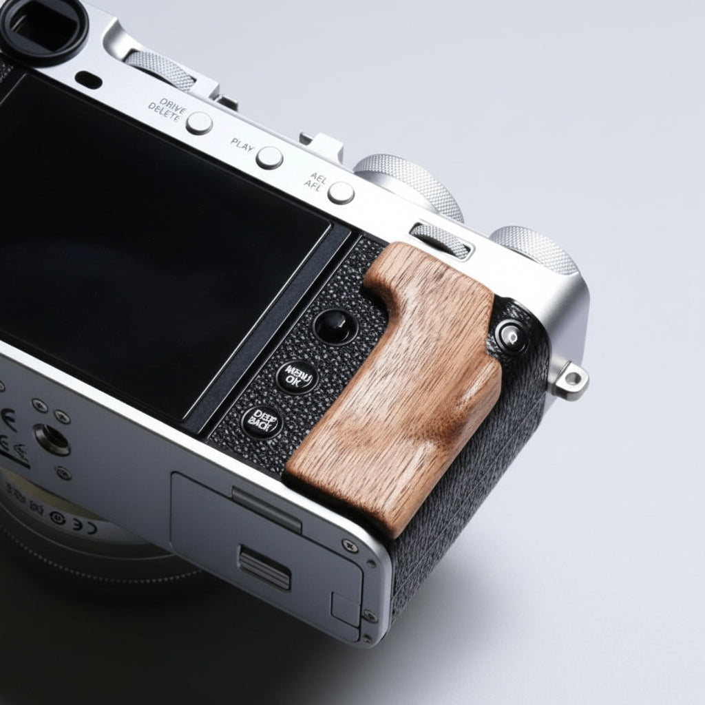 Handcrafted Wooden Thumb Rest for Fujifilm XE5 iwoodstore