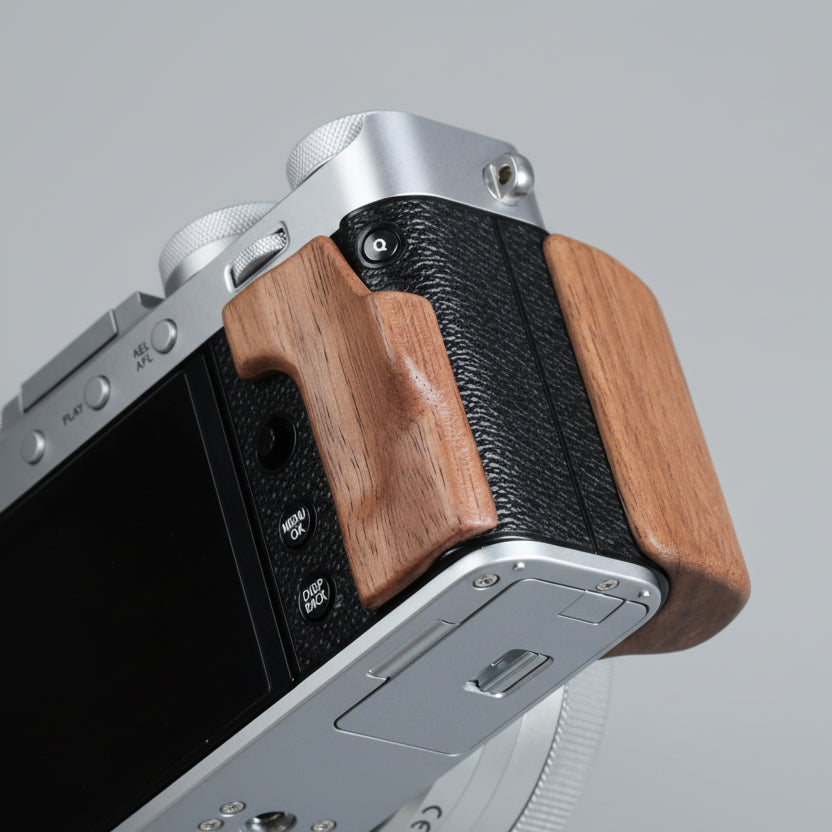 Handcrafted Wooden Thumb Rest for Fujifilm XE5 iwoodstore