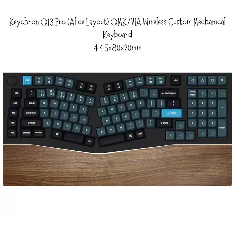Keychron Q13 Pro Alice Mechanical Keyboard Palm Rest Wrist Rest Wrist Rest Support Keychron Q13 Pro (Alice Layout) QMK/VIA Wireless Custom Mechanical Keyboard