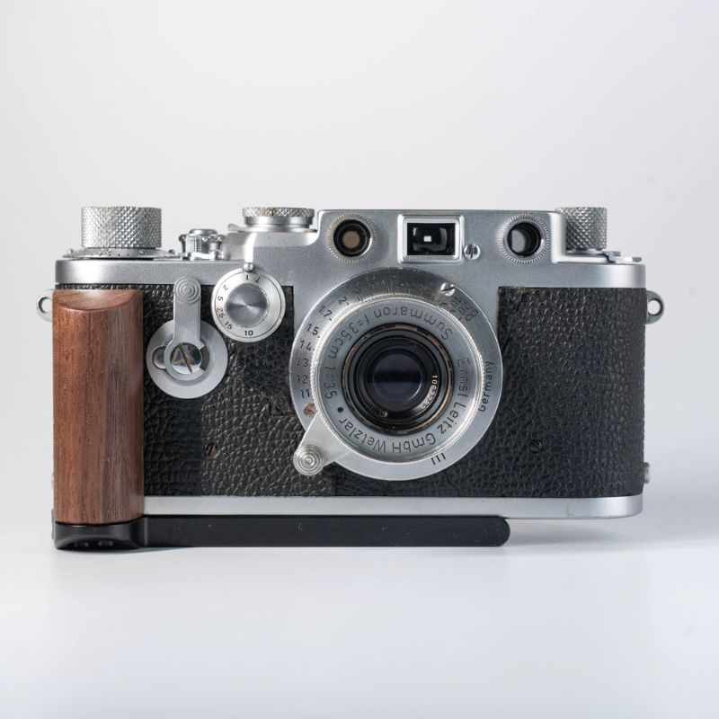 Wood Grip for Leica Barnack 3f/3g 📷 Elevate Your Experience